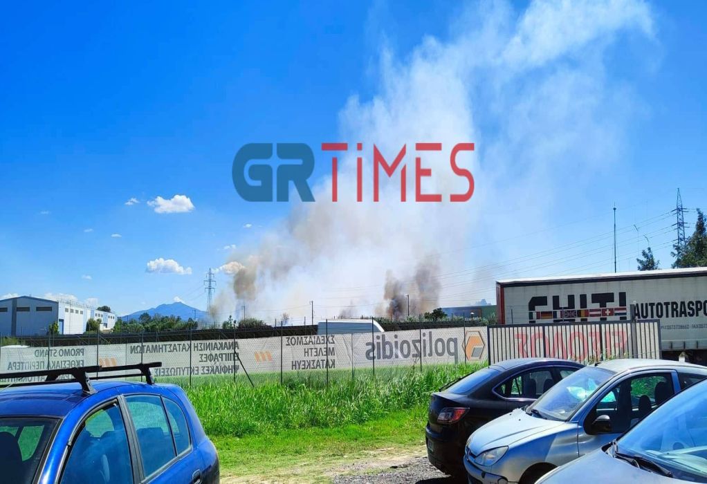 Θεσσαλονίκη: Συναγερμός στην Πυροσβεστική για φωτιά στη ΒΙΠΕ Σίνδου (ΦΩΤΟ-VIDEO)