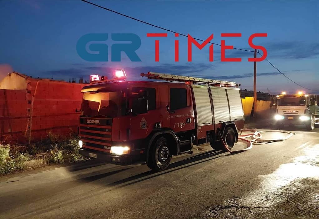 Θεσσαλονίκης: Μικρής έκτασης φωτιά στον οικισμό Ρομά στα Τσαΐρια