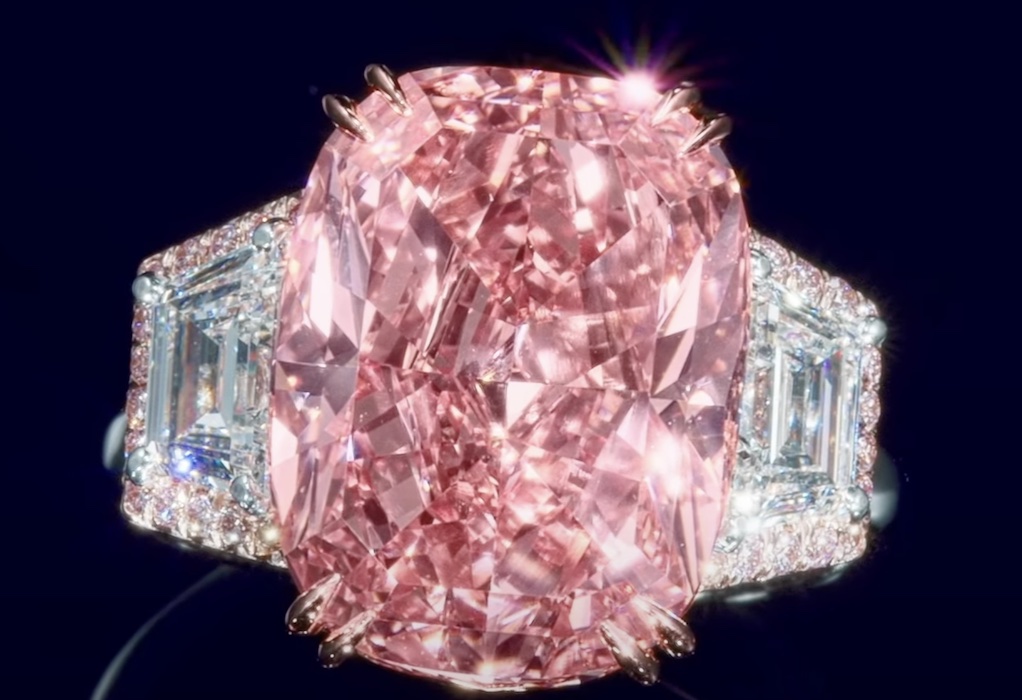 Έδωσαν αμύθητη περιουσία για το ροζ διαμάντι «Williamson Pink Star» (VIDEO)