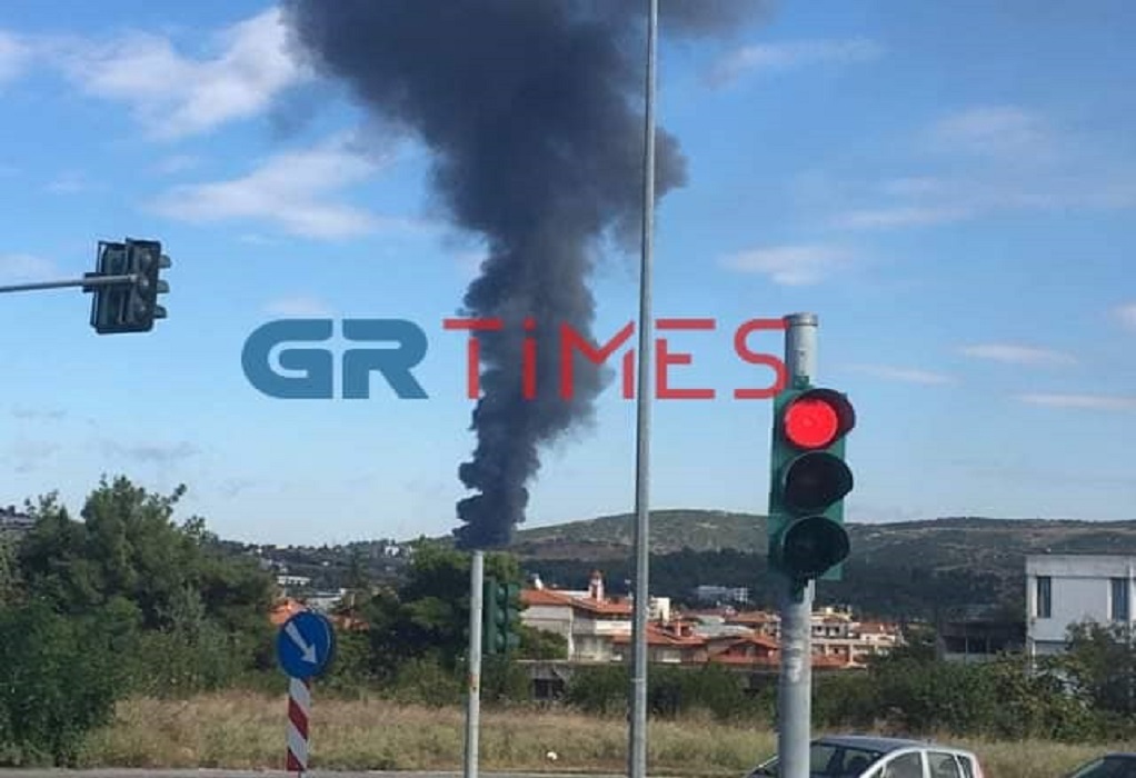 Θεσσαλονίκη: Κάηκε ολοσχερώς η αποθήκη ηλεκτρικών στο Ωραιόκαστρο (ΦΩΤΟ-VIDEO)