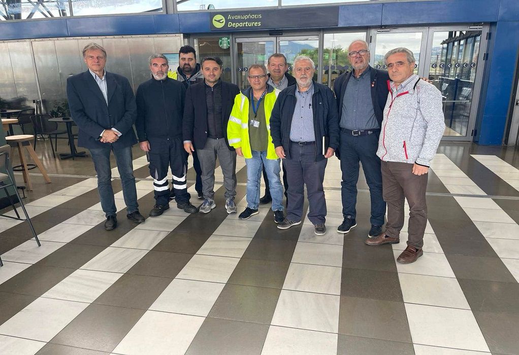 Κλιμάκιο του ΠΑΣΟΚ – ΚΙΝΑΛ συναντήθηκε με σωματεία εργαζομένων στο αεροδρόμιο «Μακεδονία»