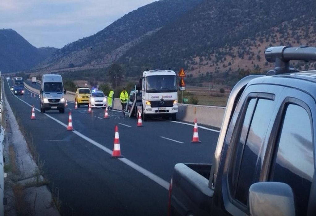 Καραμπόλα με φορτηγά στον δρόμο από Βέροια προς Κοζάνη