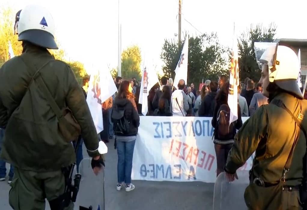 Θεσσαλονίκη: Συγκέντρωση διαμαρτυρίας στη «Μαλαματίνα» (VIDEO)