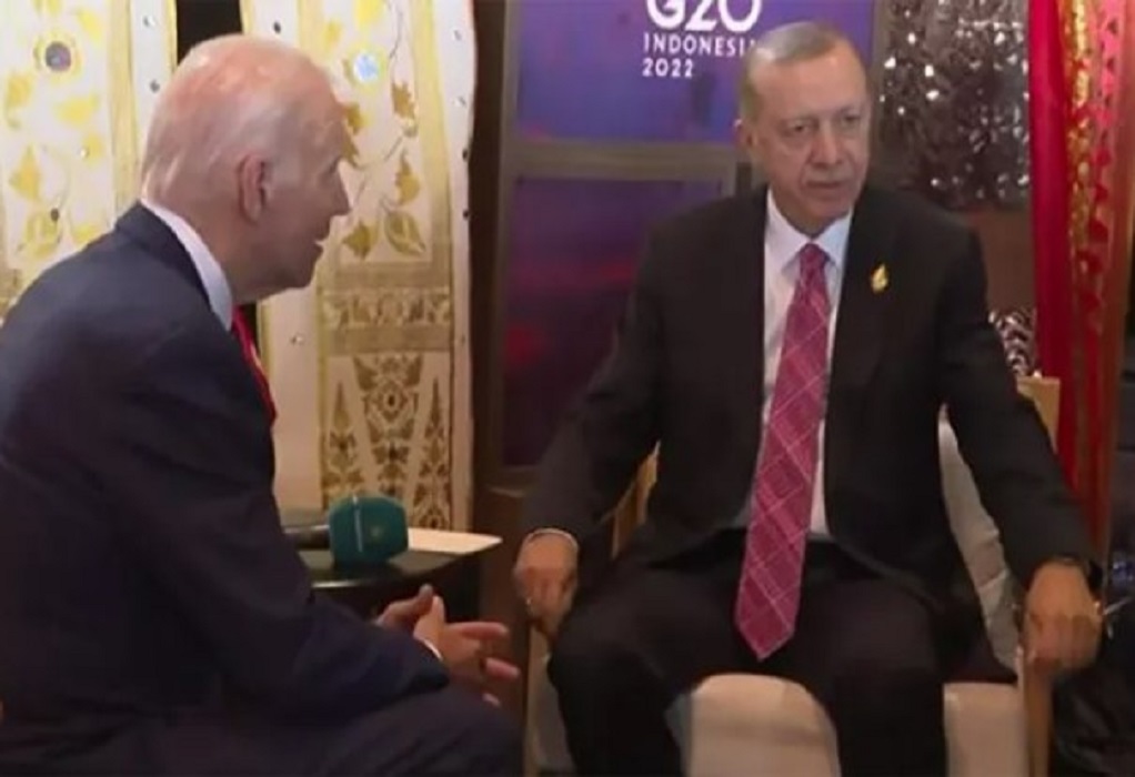 G20: Συνάντηση Μπάιντεν-Ερντογάν στο Μπαλί – Στο επίκεντρο τα F16 και η επίθεση στην Κωνσταντινούπολη (VIDEO)