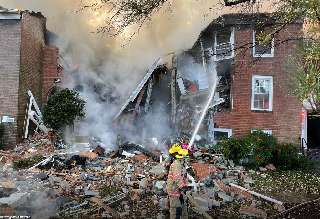 ΗΠΑ: Έκρηξη σε συγκρότημα κατοικιών στο Μέριλαντ-Τουλάχιστον 12 τραυματίες, ανάμεσά τους 4 παιδιά (VIDEO)
