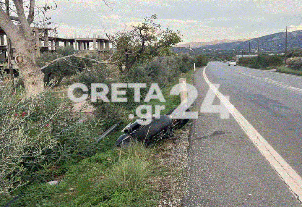 Κρήτη: Θανατηφόρο τροχαίο στα Μάλια – Νεκρός 20χρονος οδηγός μηχανής