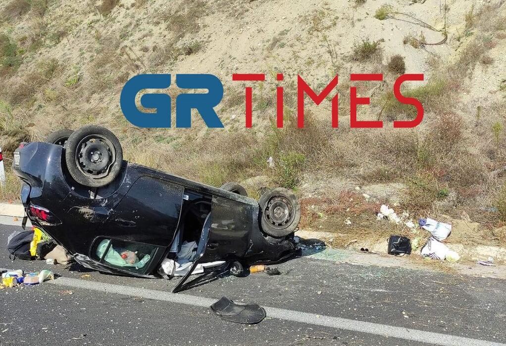 Θεσσαλονίκη: Σοβαρό τροχαίο με τέσσερις τραυματίες στην Εγνατία Οδό (ΦΩΤΟ)
