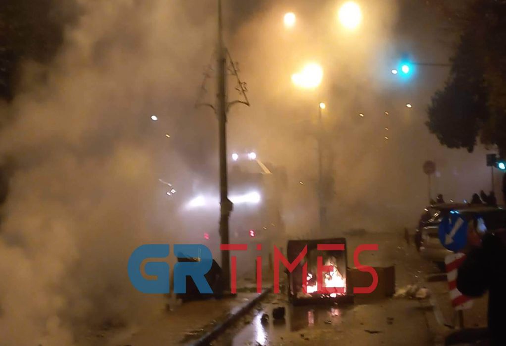 Θεσσαλονίκη: Νέος γύρος επεισοδίων-Κλειστή η οδός Λαγκαδά