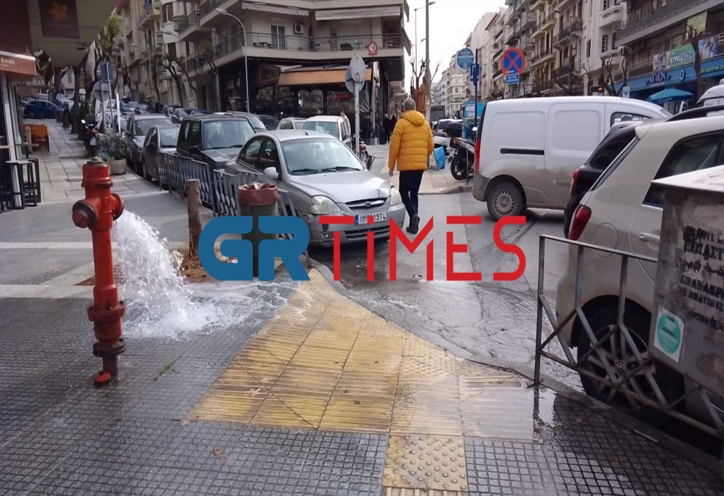 Θεσσαλονίκη: «Πλημμύρισε» η οδός Αγ. Δημητρίου (ΦΩΤΟ-VIDEO)