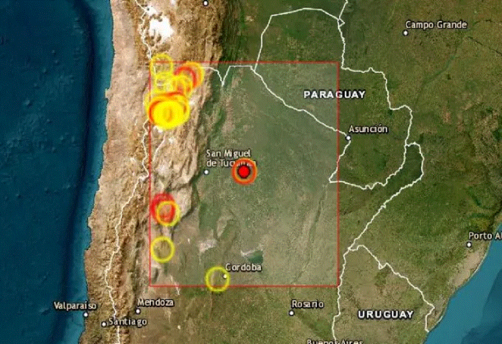 Ισχυρός σεισμός 6,2 Ρίχτερ ταρακούνησε την Αργεντινή (ΦΩΤΟ)