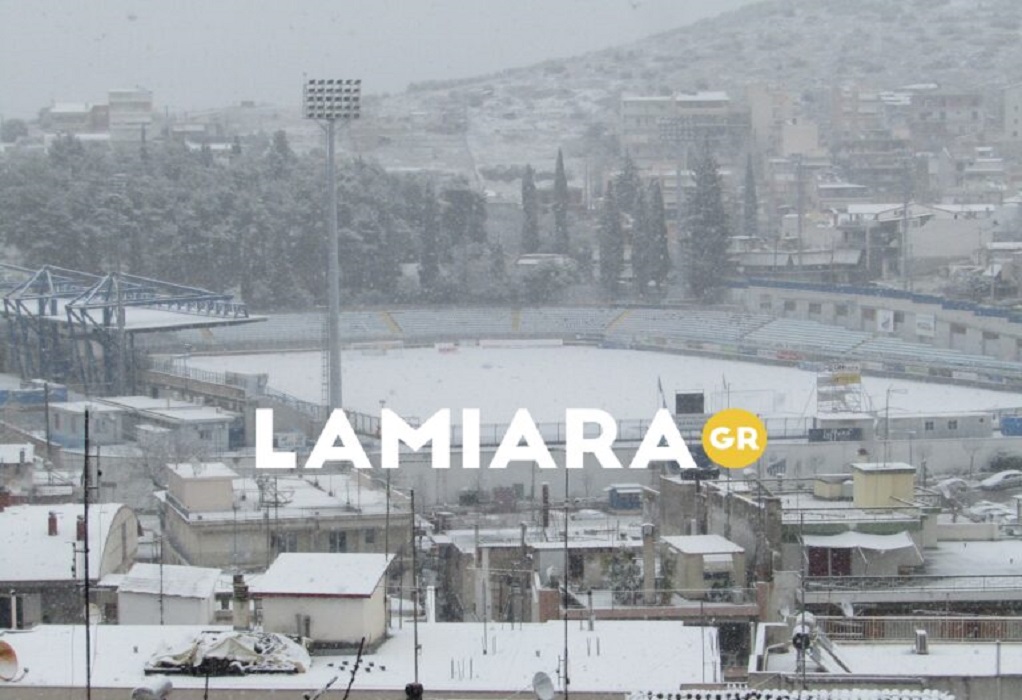 Λαμία-ΠΑΟΚ: Στον «αέρα» ο πρώτος ημιτελικός λόγω έντονης χιονόπτωσης (ΦΩΤΟ)