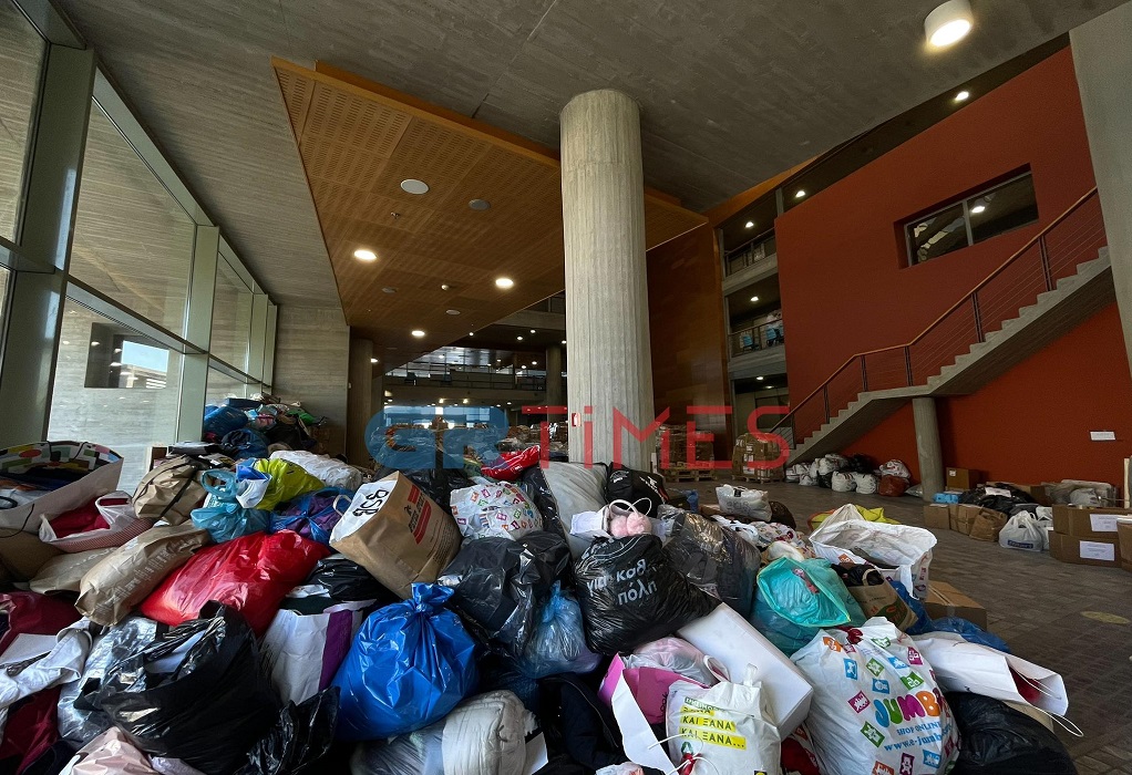 Δ. Θεσσαλονίκης: Ολοκληρώθηκε η συλλογή ανθρωπιστικής βοήθειας για τους σεισμόπληκτους σε Τουρκία και Συρία
