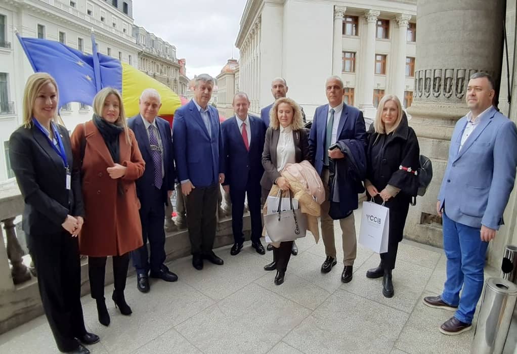 Το ΕΒΕ Βουκουρεστίου επισκέφθηκε ο πρόεδρος του Επιμελητηρίου Πιερίας Ηλίας Χατζηχριστοδούλου