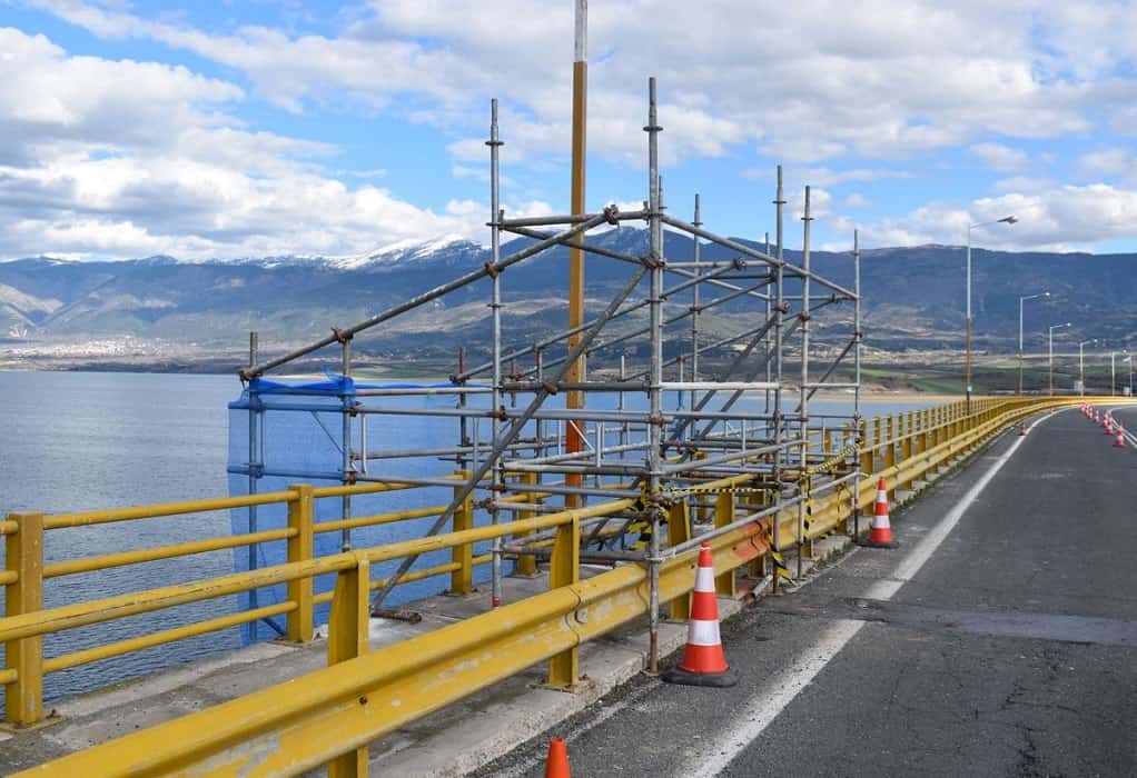 Κοζάνη: Ολοκληρώθηκε η α’ φάση εργασιών αποκατάστασης της γέφυρας Σερβίων