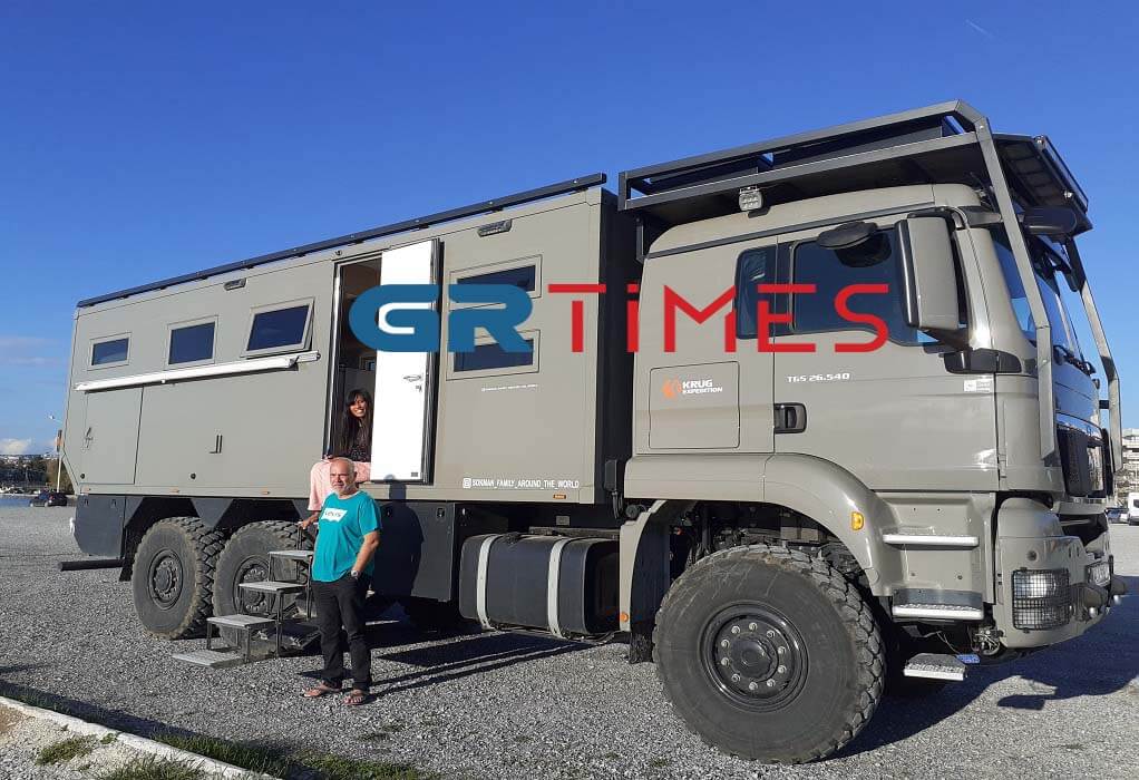 Θεσσαλονίκη: Φορτηγό για… δύσκολες αποστολές και παντός καιρού μετατράπηκε σε σπίτι (ΦΩΤΟ)