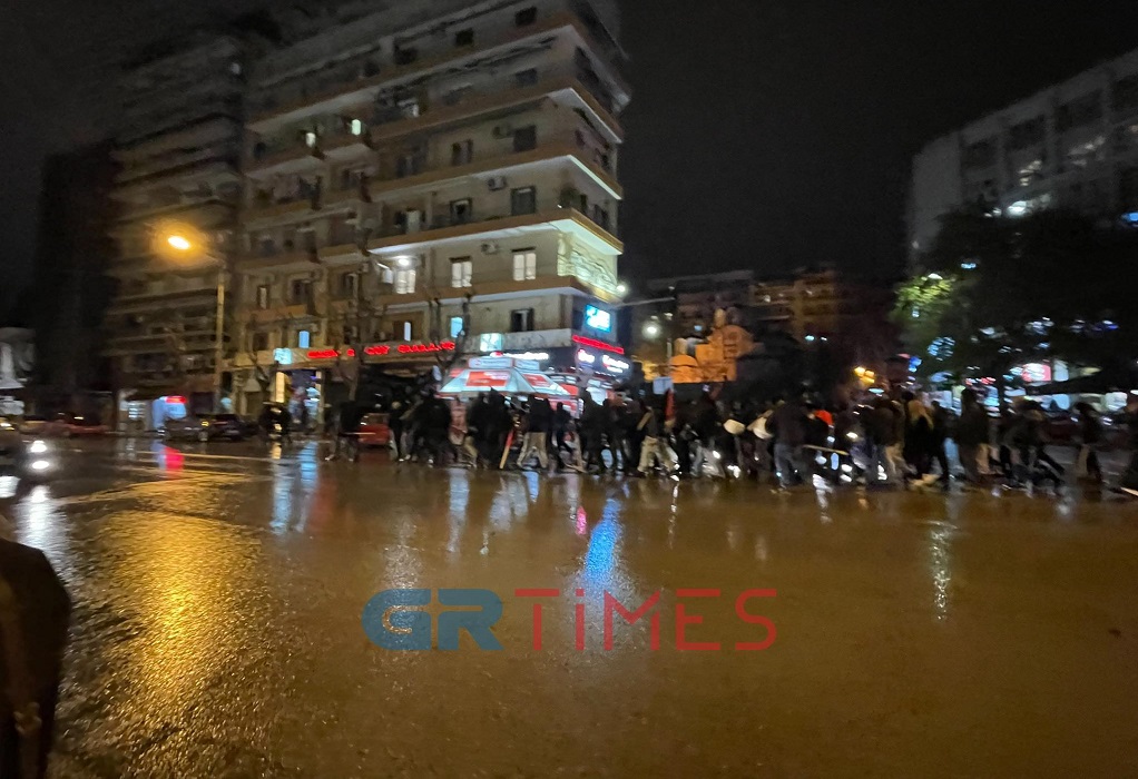 Πορεία στο κέντρο της Θεσσαλονίκης κατά της έμφυλης βίας