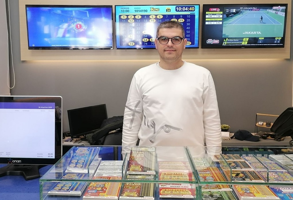 ΤΖΟΚΕΡ: Με 50 λεπτά κέρδισε 3,4 εκατ. ευρώ – Σε κατάστημα ΟΠΑΠ στο Συκούριο Λάρισας κατατέθηκε το «χρυσό» δελτίο