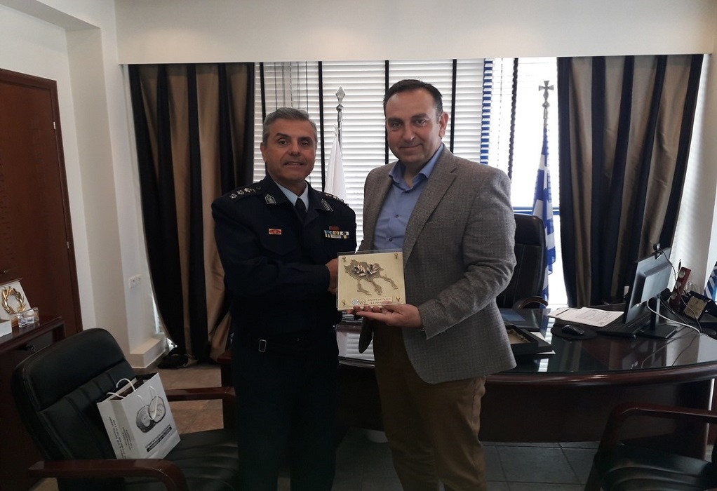 Εθιμοτυπική επίσκεψη στο Επιμελητήριο Χαλκιδικής από τον Νέο Γενικό Αστυνομικό Διευθυντή Χαλκιδικής