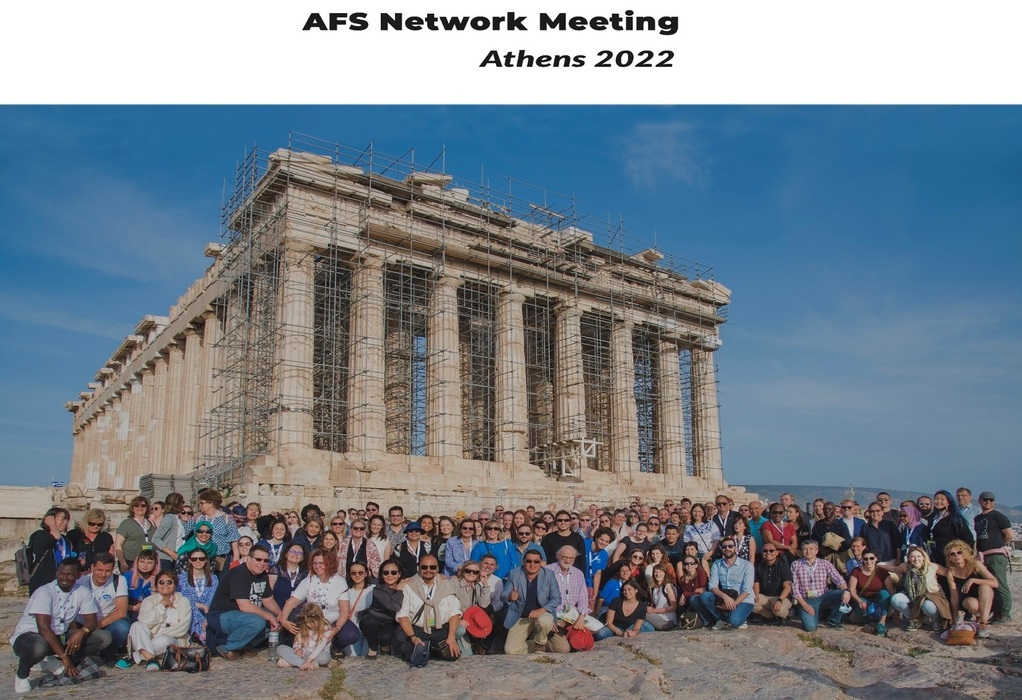 Επίσκεψη στην Ακρόπολη στο πλαίσιο του Παγκοσμίου Συνεδρίου της AFS στην Αθήνα (2022)