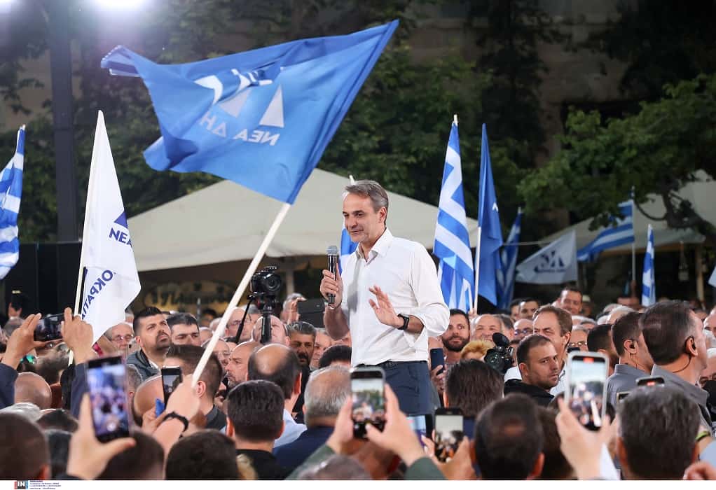Μητσοτάκης από Ηράκλειο: Είμαστε νικητές αλλά όχι αλαζόνες – Η νίκη μας θα ολοκληρωθεί στις εκλογές της 25ης Ιουνίου (VIDEO)