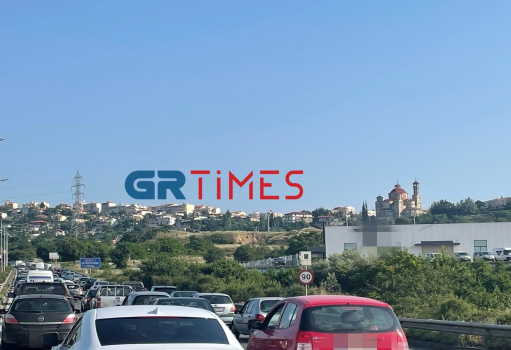 Με ρυθμούς «χελώνας» η κυκλοφορία στην Περιφερειακή Οδό Θεσσαλονίκης (ΦΩΤΟ-VIDEO-XΑΡΤΗΣ) 