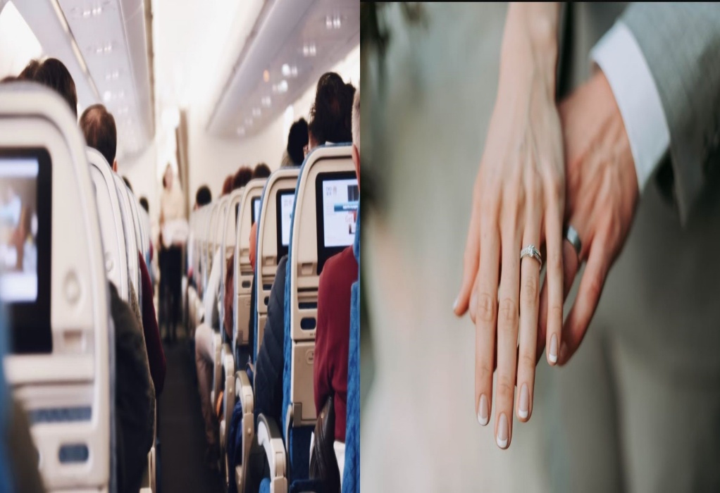 Πρόταση γάμου στον «αέρα»: Είπε το «ναι» στην πτήση Θεσσαλονίκη – Ρόδος