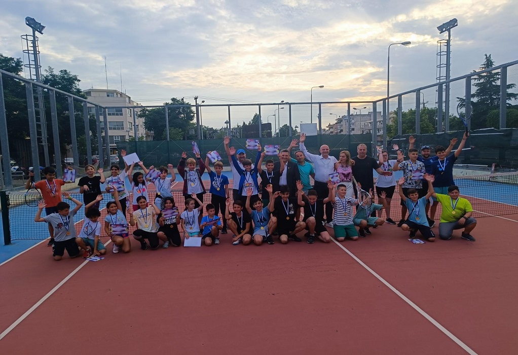 Δ. Αμπελοκήπων-Μενεμένης: Πραγματοποιήθηκε η γιορτή των ακαδημιών τένις