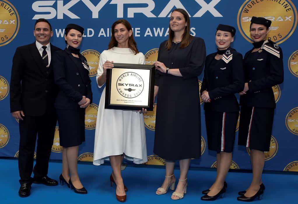 AEGEAN: «Καλύτερη Περιφερειακή Αεροπορική Εταιρεία στην Ευρώπη» και φέτος στα Skytrax World Airline Awards 2023