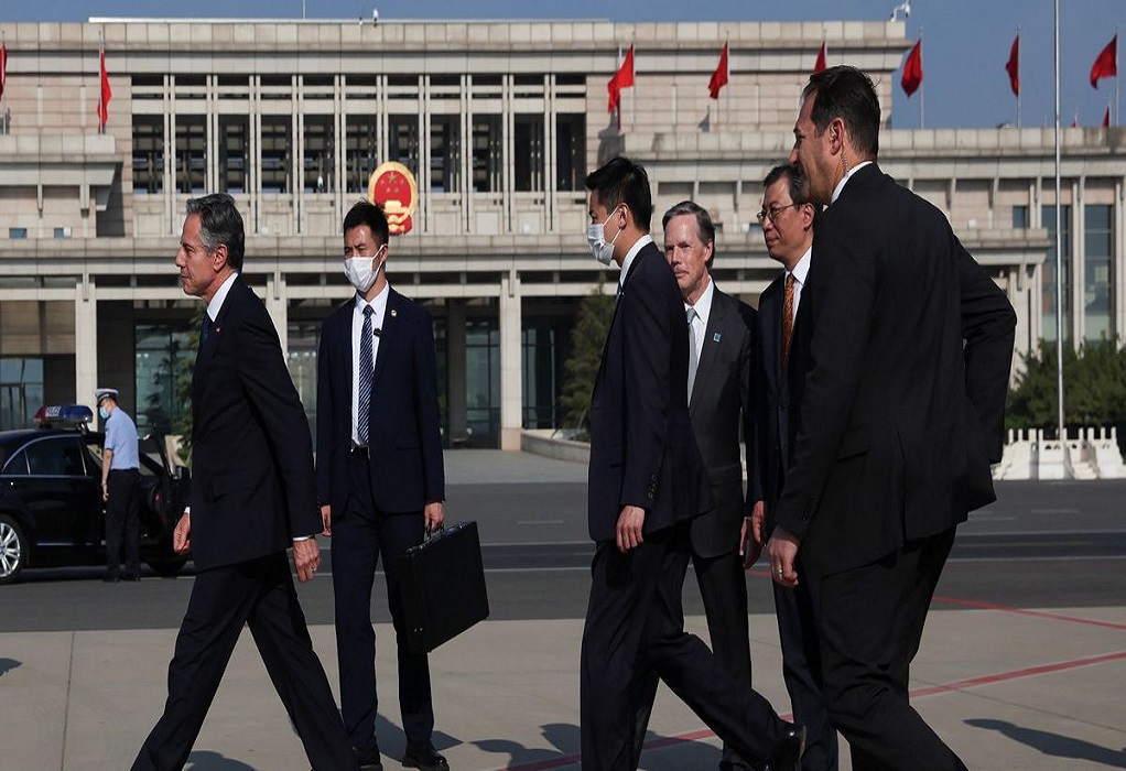 Ιστορική επίσκεψη Μπλίνκεν στο Πεκίνο – Στόχος η αποκλιμάκωση της έντασης στις σχέσεις ΗΠΑ-Κίνας (ΦΩΤΟ)