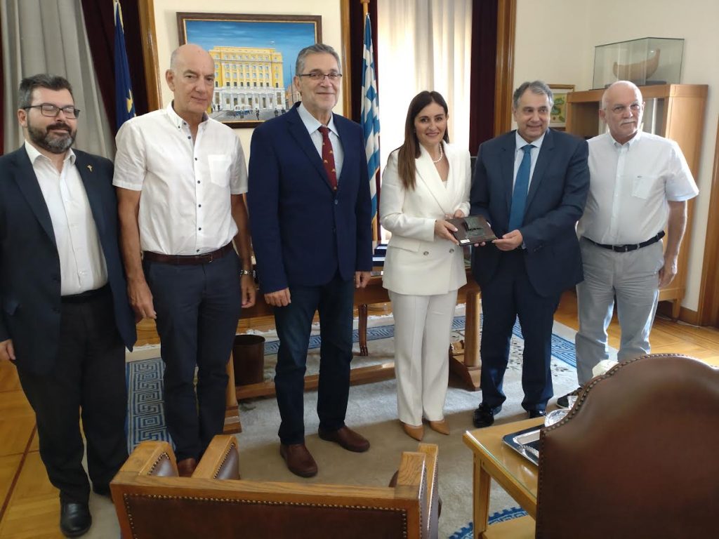 Σύμπλευση θαλάσσιας συνεργασίας στη συνάντηση της υφυπουργού Ναυτιλίας Κύπρου, Μαρίνας Χατζημανώλη, με τη Διοίκηση του ΕΒΕΠ