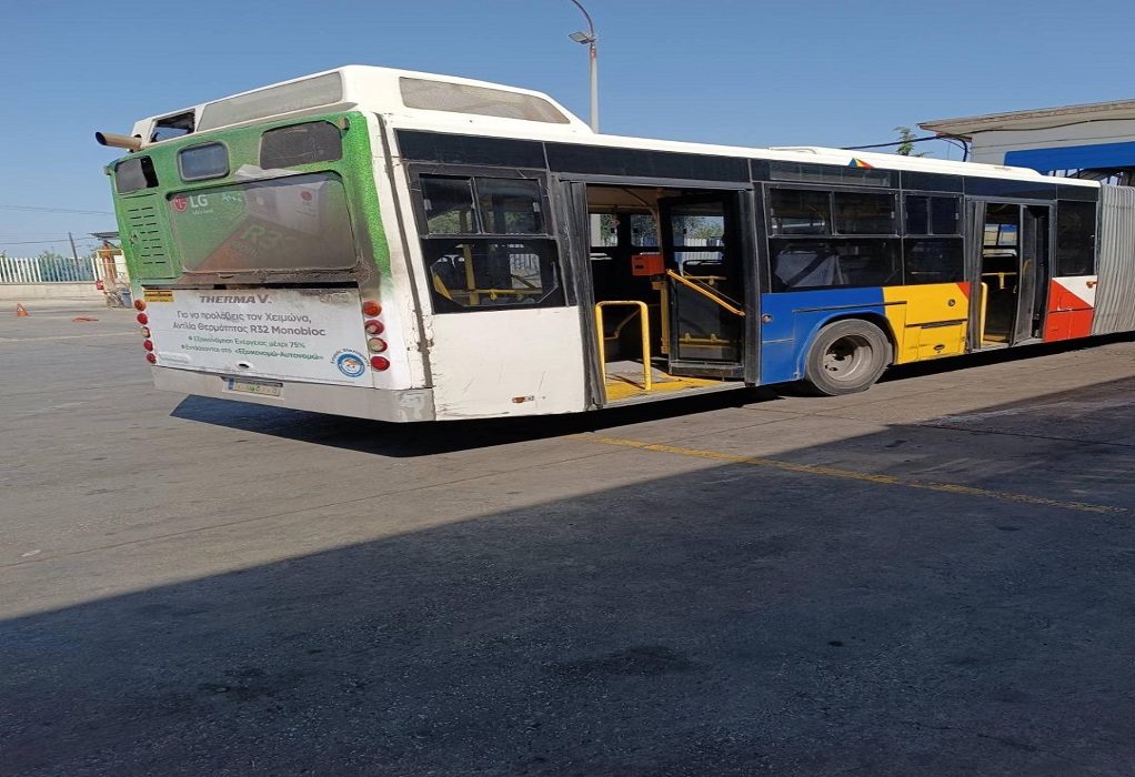 Θεσσαλονίκη: Ανακοίνωση του ΟΑΣΘ για τη φωτιά που προκλήθηκε σε αστικό λεωφορείο