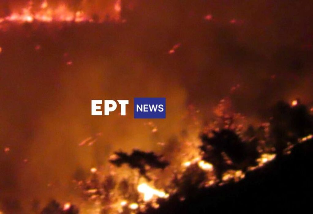 Χίος: Πυρκαγιά στη Κατάβαση-Ισχυρές πυροσβεστικές δυνάμεις στο σημείο