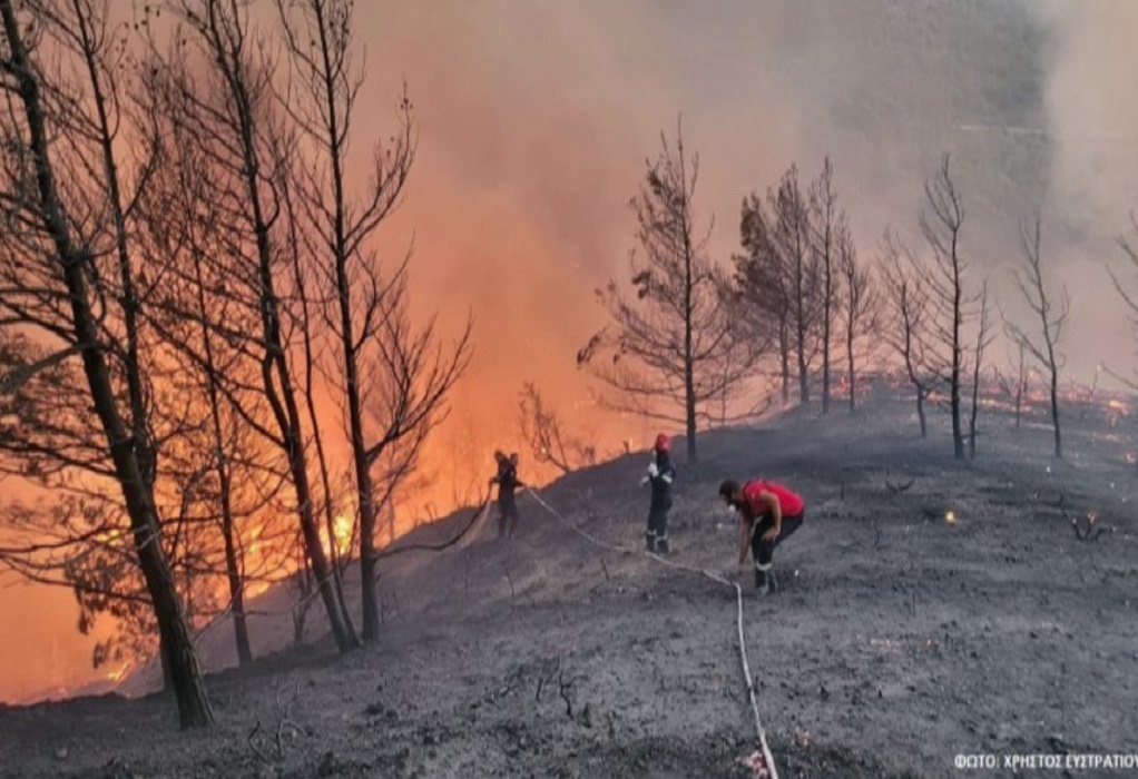 Ρόδος: Για 9η ημέρα συνεχίζεται η μάχη για την κατάσβεση της φωτιάς