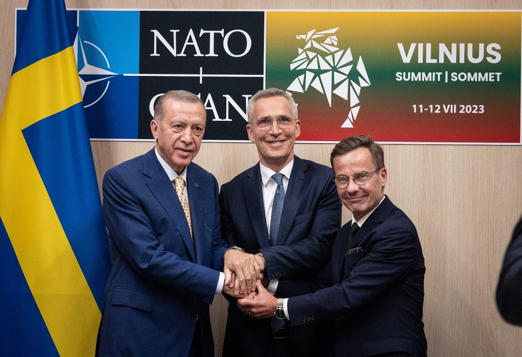 Ο Ερντογάν έδωσε το «πράσινο φως» για ένταξη της Σουηδίας στο ΝΑΤΟ