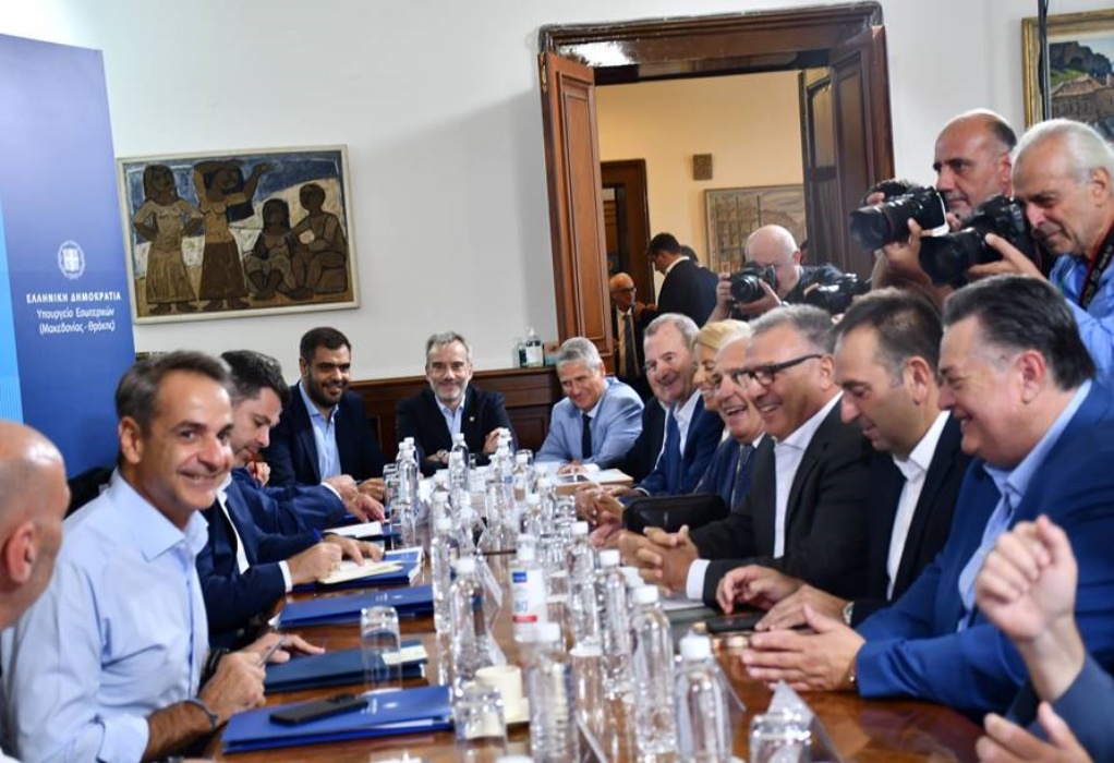 Συνάντηση του Συμεών Διαμαντίδη με τον Κυριάκο Μητσοτάκη-Τα αιτήματα και οι προτάσεις των Ελλήνων εξαγωγέων