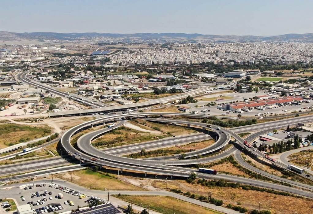 Θεσσαλονίκη: Αυτοψία Τζιτζικώστα στις εργασίες στον κόμβο Κ16 στα δυτικά (ΦΩΤΟ)