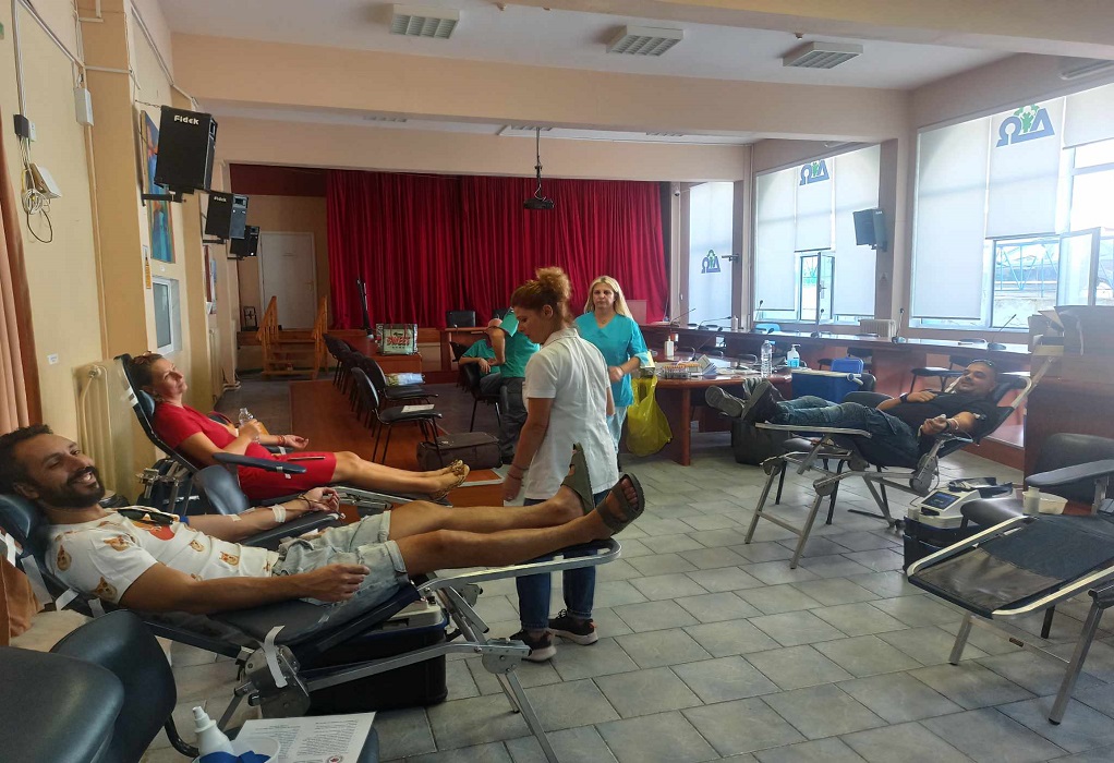 Δ. Ωραιοκάστρου: Νέο μήνυμα ζωής έστειλαν εθελοντές αιμοδότες