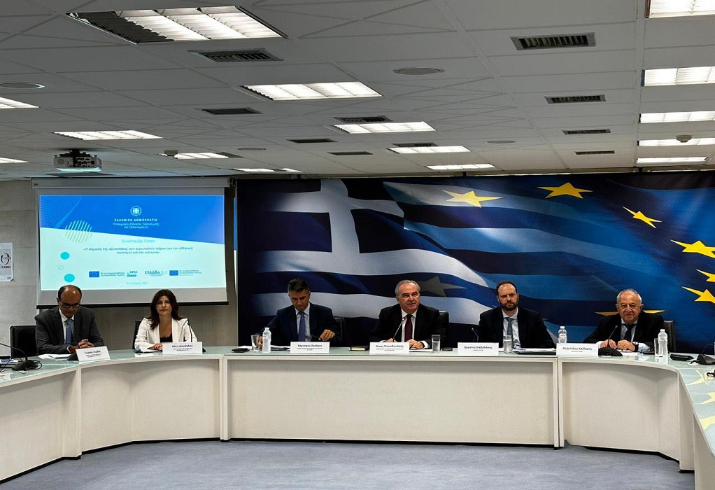 Παπαθανάσης: Συνεχίζουμε την ορθή αξιοποίηση των ευρωπαϊκών πόρων υπέρ της ελληνικής οικονομίας και της κοινωνίας