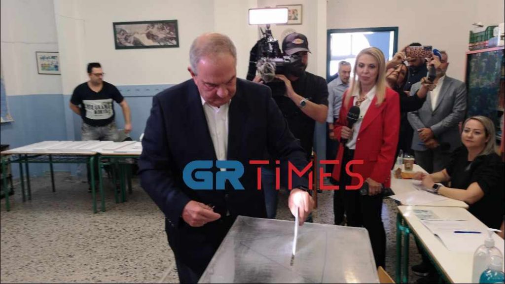 Αυτοδιοικητικές εκλογές 2023: Ψήφισε ο Κώστας Καραμανλής