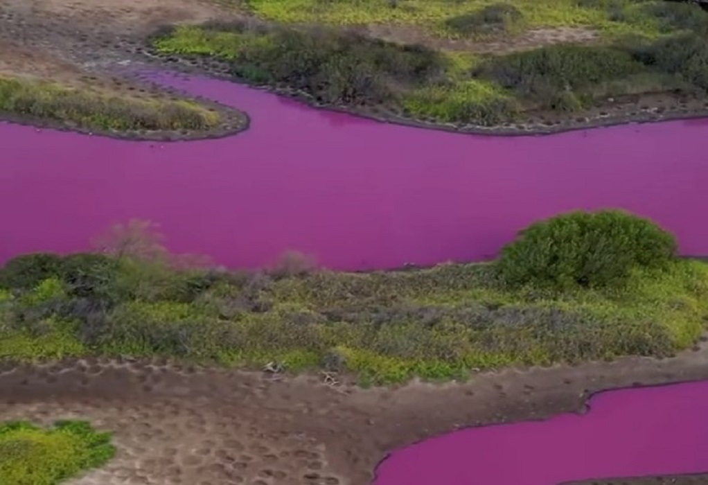 Λίμνη στη Χαβάη έγινε ροζ-Τι λένε οι επιστήμονες (VIDEO)