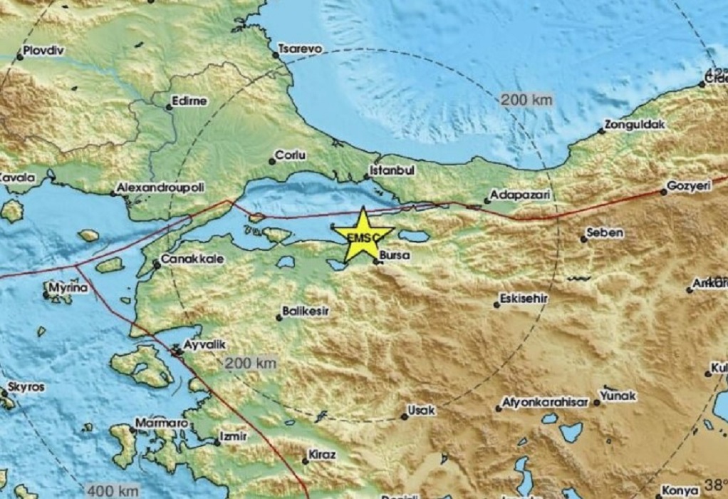 Ισχυρή σεισμική δόνηση κοντά στην Κωνσταντινούπολη