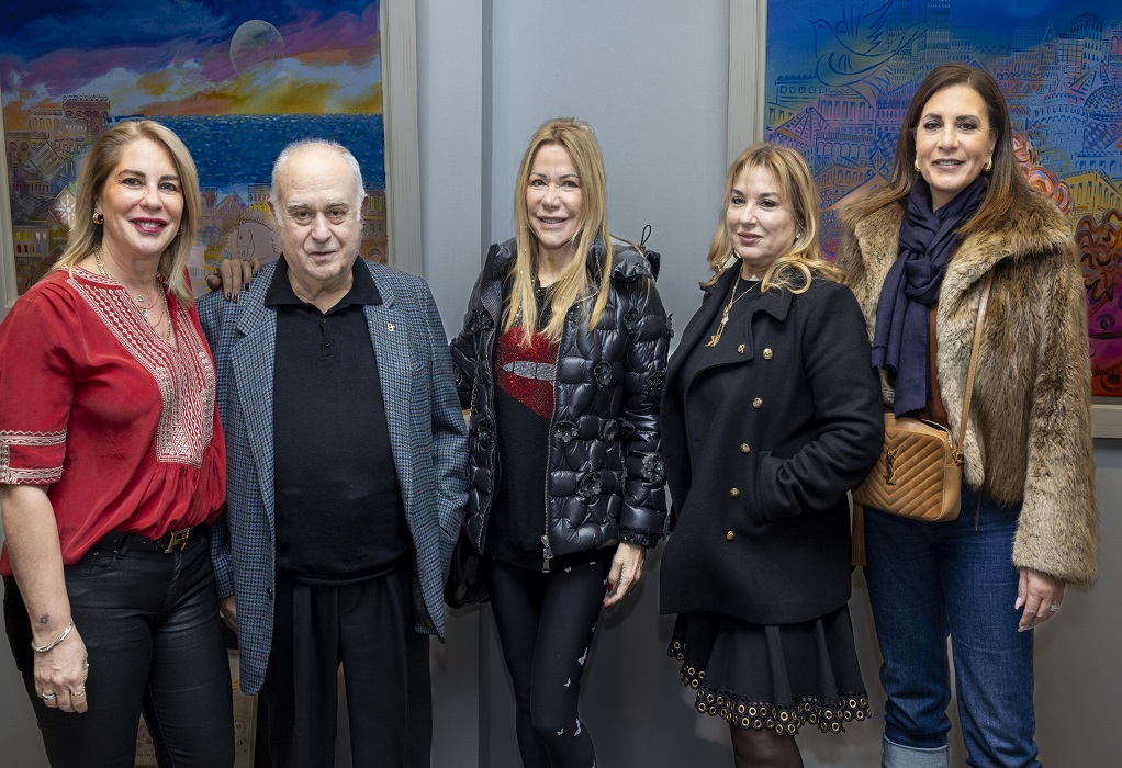 Με μεγάλη επιτυχία πραγματοποιήθηκαν τα εγκαίνια της ατομικής έκθεσης του Γιώργου Σταθόπουλου στη Γκαλερί Kapopoulos Fine Arts
