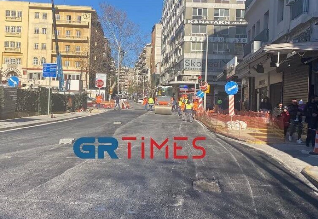Θεσσαλονίκη: Ασφαλτοστρώνονται Βενιζέλου και Εγνατία – «Τρέχουν» τα συνεργεία (ΦΩΤΟ-VIDEO)
