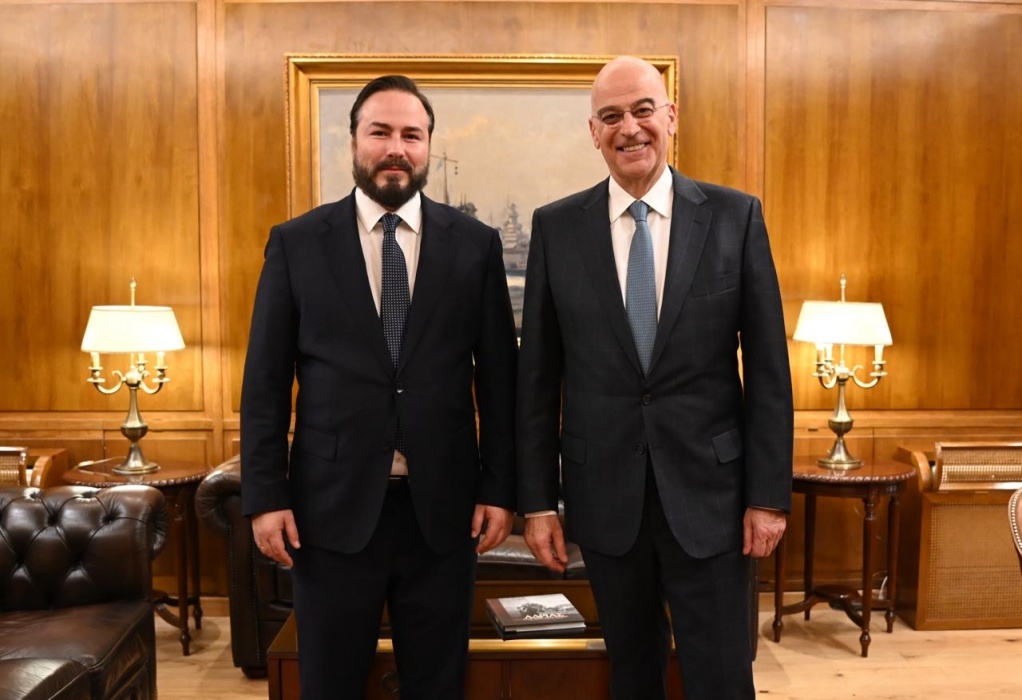 Συνάντηση του Διαμαντή Γκολιδάκη με τον υπουργό Εθνικής Άμυνας, Νίκο Δένδια