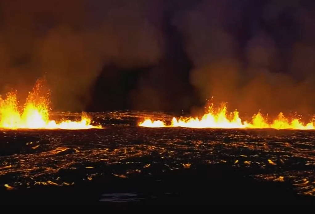 Έκρηξη ηφαιστείου στο νοτιοδυτικό τμήμα της Ισλανδίας (VIDEO)