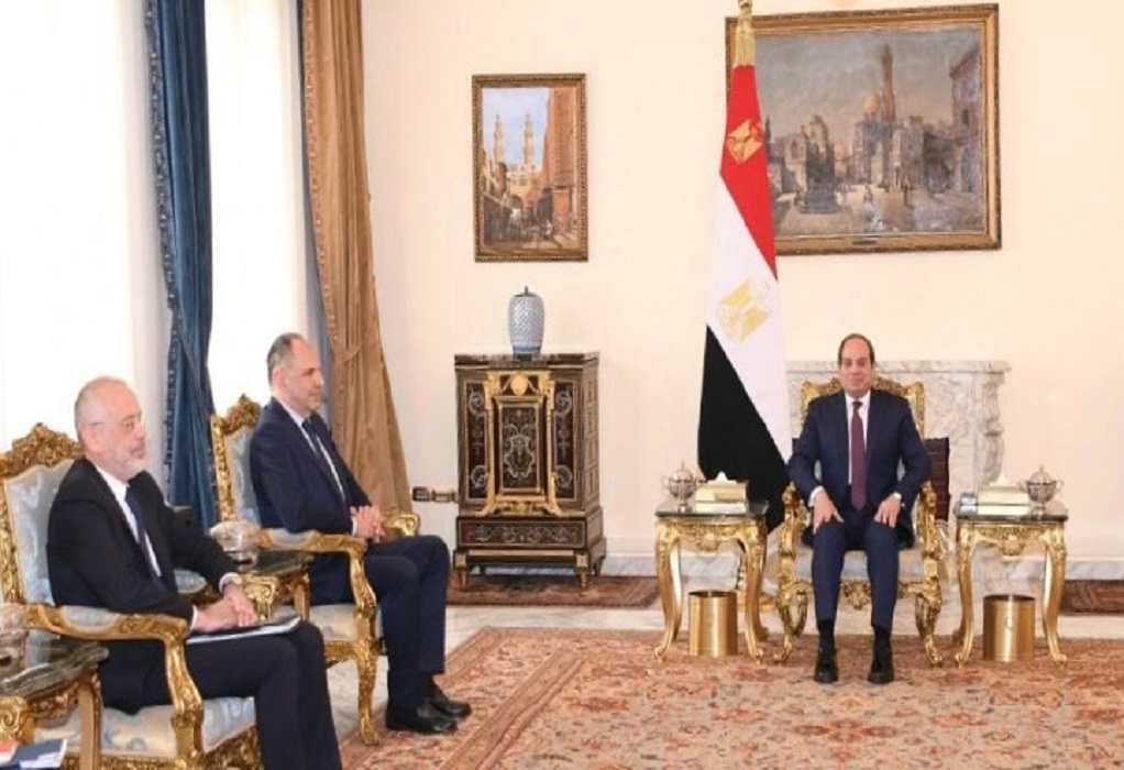 Σε εγκάρδιο κλίμα η συνάντηση Γεραπετρίτη με τον Αιγύπτιο Πρόεδρο στο Κάιρο (VIDEO)