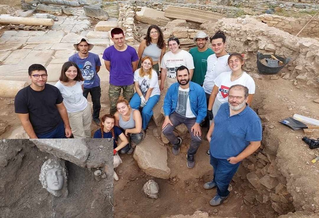 Ανασκαφή Φιλίππων: Φοιτητές του ΑΠΘ ανακάλυψαν κεφαλή αγάλματος του Απόλλωνα (ΦΩΤΟ)