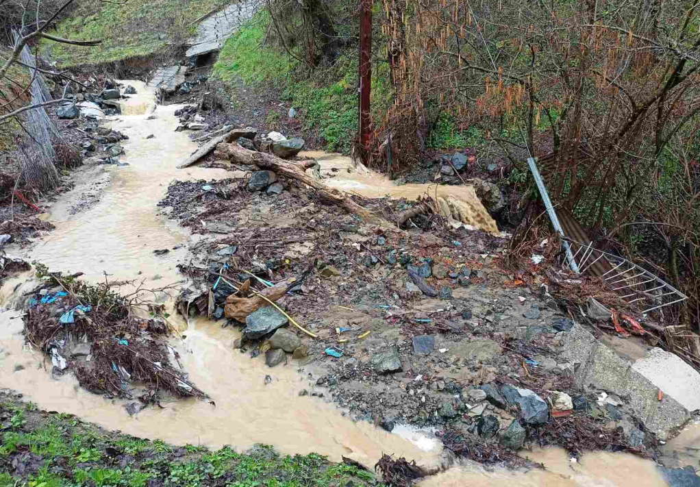 Μεγάλα προβλήματα από τις βροχοπτώσεις σε περιοχές του Δήμου Μετεώρων