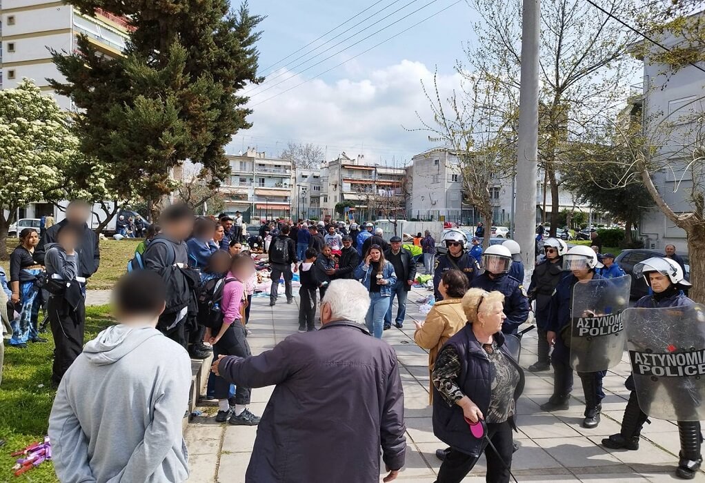 Επιχείρηση ΕΛΑΣ και δήμου Θεσσαλονίκης στην Ξηροκρήνη-Δύο συλλήψεις για παρεμπόριο (ΦΩΤΟ-VIDEO) 